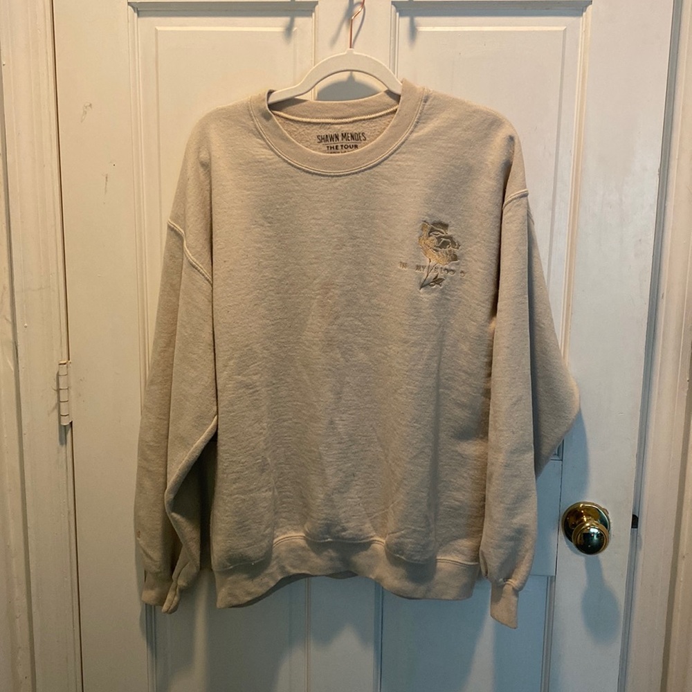 Shawn Mendes The Tour, In My Blood crewneck sweatshirt, 2019 tour exclusive